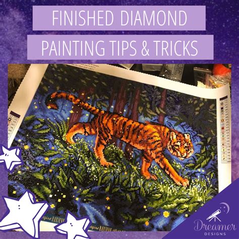 Finished Diamond Painting Tips and Tricks - Dreamer Designs