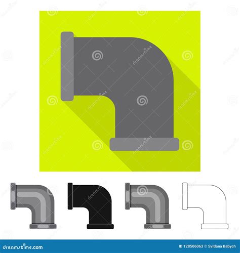 Vector Illustration of Pipe and Tube Logo. Set of Pipe and Pipeline Vector Icon for Stock. Stock ...