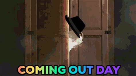 Coming Out Closet GIF - Coming Out Closet Fedora - Discover & Share GIFs