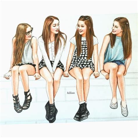 Pin on Best friends forever | Best friend drawings, Drawings of friends, Friends illustration