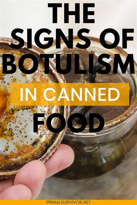 What Are the Signs of Botulism in Canned Food?