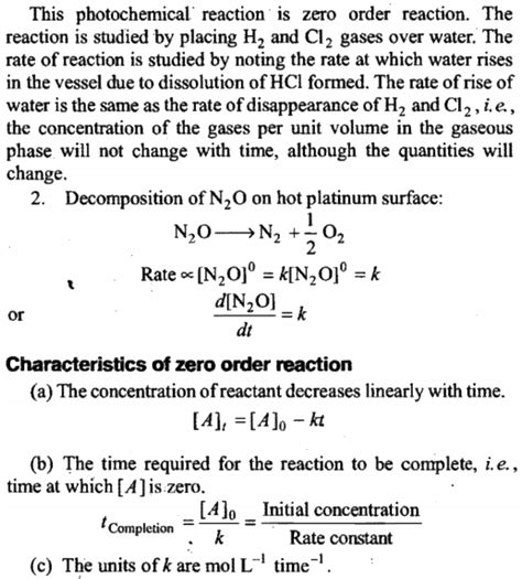 What is zero order of the reaction??