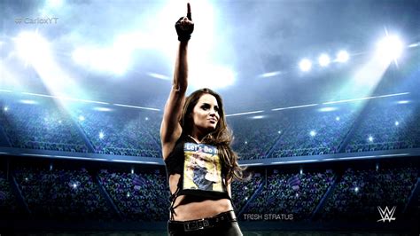 Trish Stratus 4th WWE Theme Song - "Time To Rock & Roll" with Arena ...