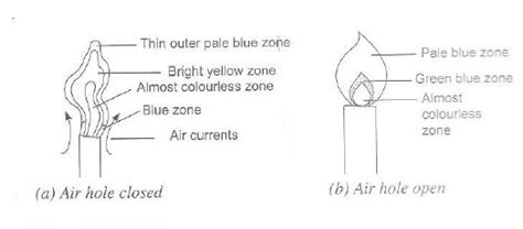 Types of bunsen burner flames and their characteristics - Tutorke