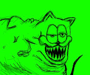 Garfield Gameboy (that Garf horror game) - Drawception