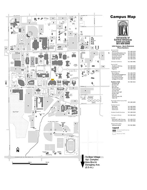 University Of Central Arkansas Campus Map – Interactive Map