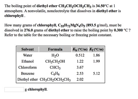 Diethyl Ether Boiling Point - slideshare