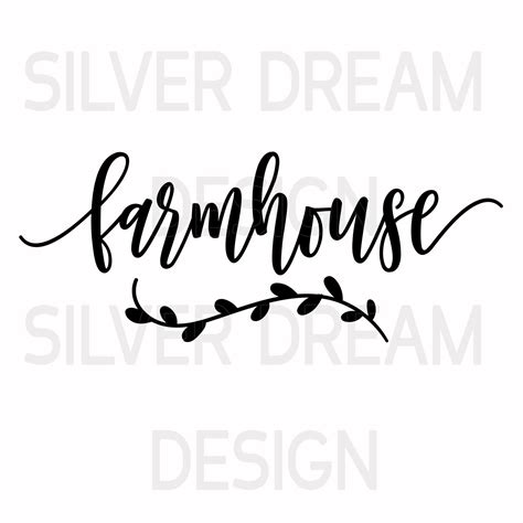 Free Farmhouse Fonts Svg