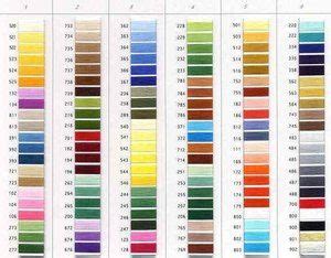 Robison Anton 122SBP-9, 450 Real Thread Color Card Chart, Super Brite 40wt Polyester Embroidery ...