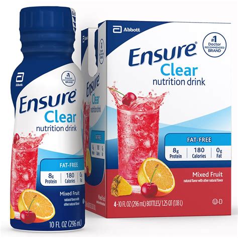 Ensure Clear Nutrition Drink Ready-to-Drink Mixed Fruit | Walgreens