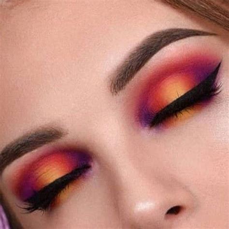 46 Amazing Magical Eye Makeup Ideas for Pretty Women | Sunset makeup ...