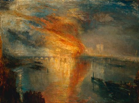 "The Burning of the Houses of Parliament" Joseph Mallord William Turner ...