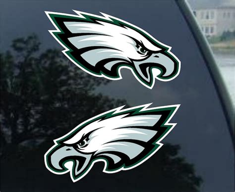 PHILADELPHIA EAGLES Set 2 vinyl decal car window bumper | Etsy