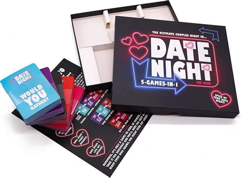 Date Night The Game - The Ultimate Couples Game 5 in 1