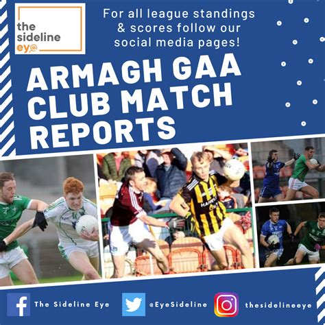 Armagh GAA Club Match Reports - The Sideline Eye