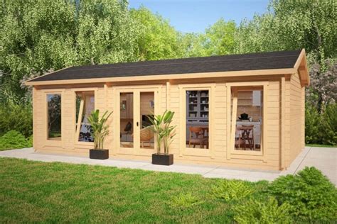 Large Garden Room C 30m² / 70mm / 4 x 8 m – Summer House 24