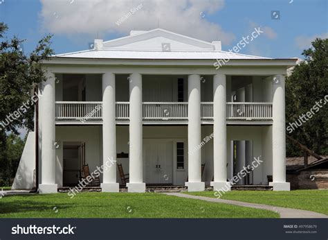 Historic Antebellum Home Gamble Plantation Historic Stock Photo ...