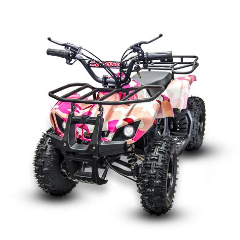 350W 24V Sonora Electric ATV Mini Quad Four Wheeler for Kids (Pink)