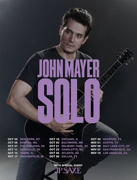 How to Get Tickets to John Mayer's 2023 Solo Tour