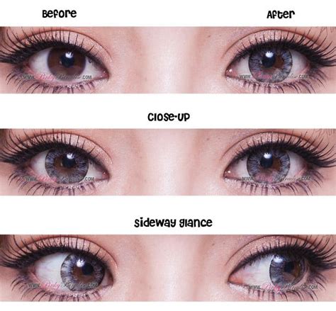 Pretty Crystal Grey Circle Lenses (Colored Contacts) | PinkyParadise