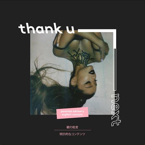 Re-designed 'Thank U, Next' album cover' - Entertainment Talk - Gaga Daily