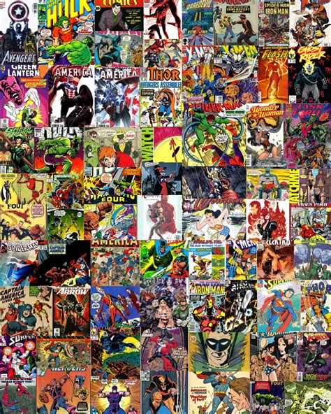 Comic Book Cover Comic book collage by, comic covers phone HD phone wallpaper | Pxfuel