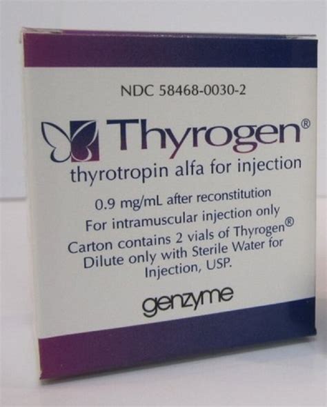 Thyrogen Thyrotropin Alfa For Injection, For Hospital at Rs 2543/piece in Navi Mumbai