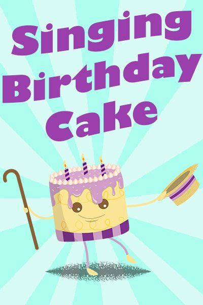 Singing Birthday Cake, View the Popular Singing Birthday Cake eCard in 2023 | Free singing ...