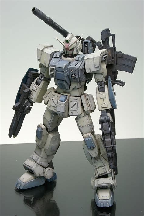 1/144 RX-79[G] Gundam Ground Type Full Armor use: Custom Work. Assembled, Painted/Weathered. No ...