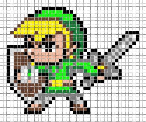 Link Pixel Art Grid by Matbox99 on deviantART | Link pixel art, Pixel art templates, Pixel art grid