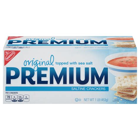 Nabisco Premium Original Sea Salt Saltine Crackers - Shop Crackers ...