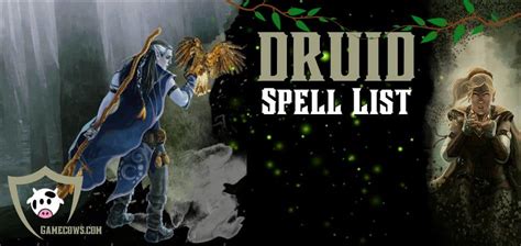 Druid Spells 5e List DnD Best Spell