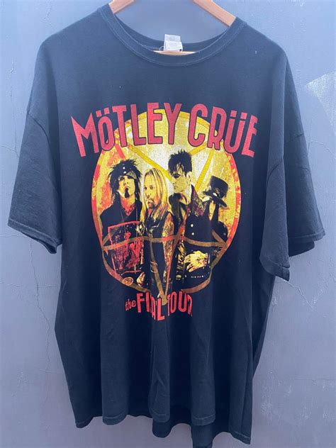 Motley Crue The Final Tour Band shirt, Men's Fashion, Tops & Sets, Tshirts & Polo Shirts on ...