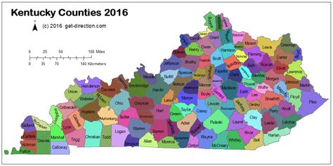 A Comprehensive Look At The Kentucky County Map: Understanding The Commonwealth’s Geography And ...