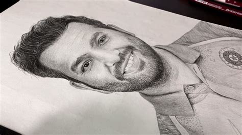 Rohit Sharma Pencil Drawing: A testament to Artistic Excellence