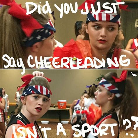 Cheerleader meme funny cheer quotes funny cheerleading pic | Funny cheer quotes, Cheerleading ...