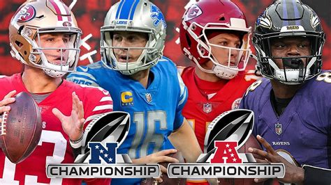 2023 NFC and AFC Championship Round Full Game Preview - YouTube