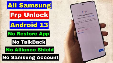 Finally All Samsung FRP Bypass 2023 Android 13 | All Samsung Frp Unlock ...