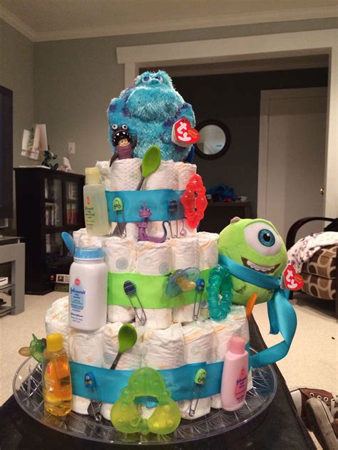 Monsters Inc Baby Shower Cake / Monster S Inc Themed Baby Shower Cake ...