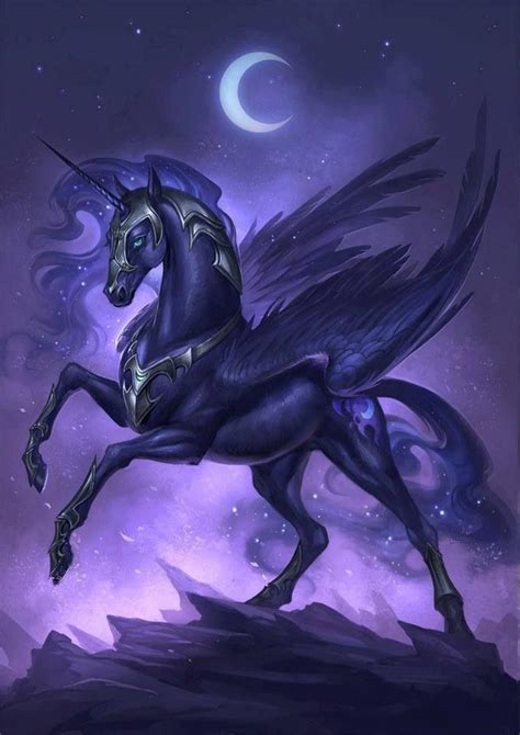 1000+ images about Dark unicorns on Pinterest | Pegasus, Dark and White ...