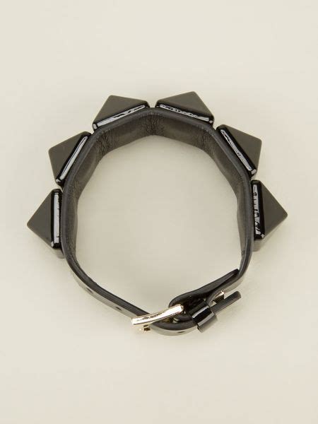 Valentino Rockstud Bracelet in Black | Lyst