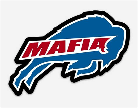 LARGE Buffalo Bills MAFIA Premium Vinyl STICKER - NFL Fans of The ...