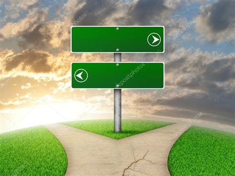 Crossroads road sign — Stock Photo © cherezoff #55605937