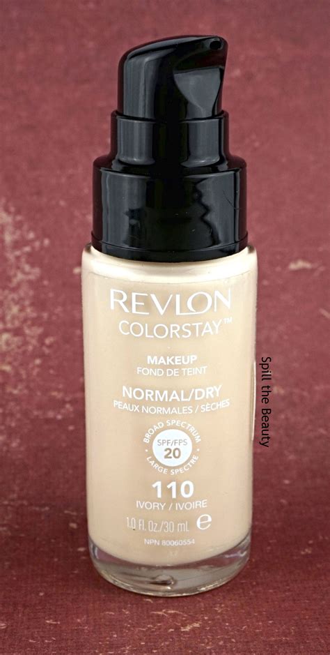 Revlon Colorstay Foundation Normal/Dry - Review, Swatches, Before & After - Spill the Beauty