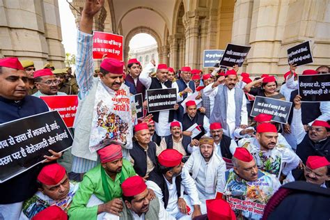 Why Samajwadi Party MLAs Are Protesting - Rediff.com India News