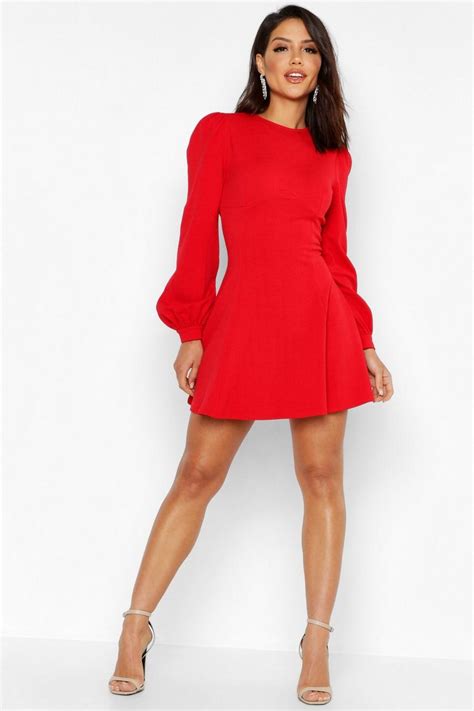 Red Dresses | Dark Red & Burgundy Dresses | boohoo UK