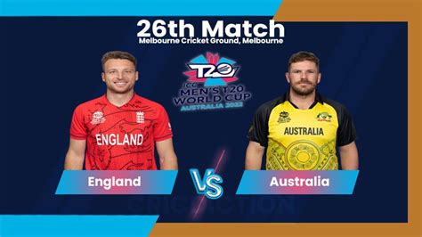 Fantasy Tips -England vs Australia, ICC T20 World Cup 2022, 26th Match ...