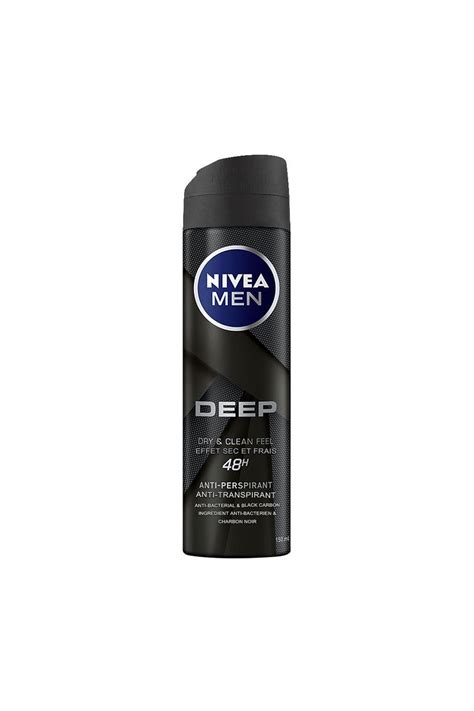 Buy Nivea Men Deep Dry & Clean Body Spray 150ml, Body Spray, by Nivea for just 590.00, RIOS ...