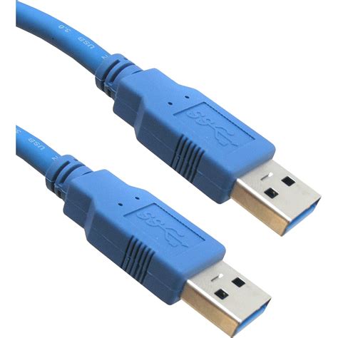 USB 3.0 Type A Male / Type A Male Cable 6 ft - 10U3-02106 - Walmart.com ...