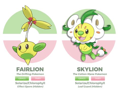 Fairlion Species: Drifting Type: Grass/Fairy Ability: Chlorophyll ...